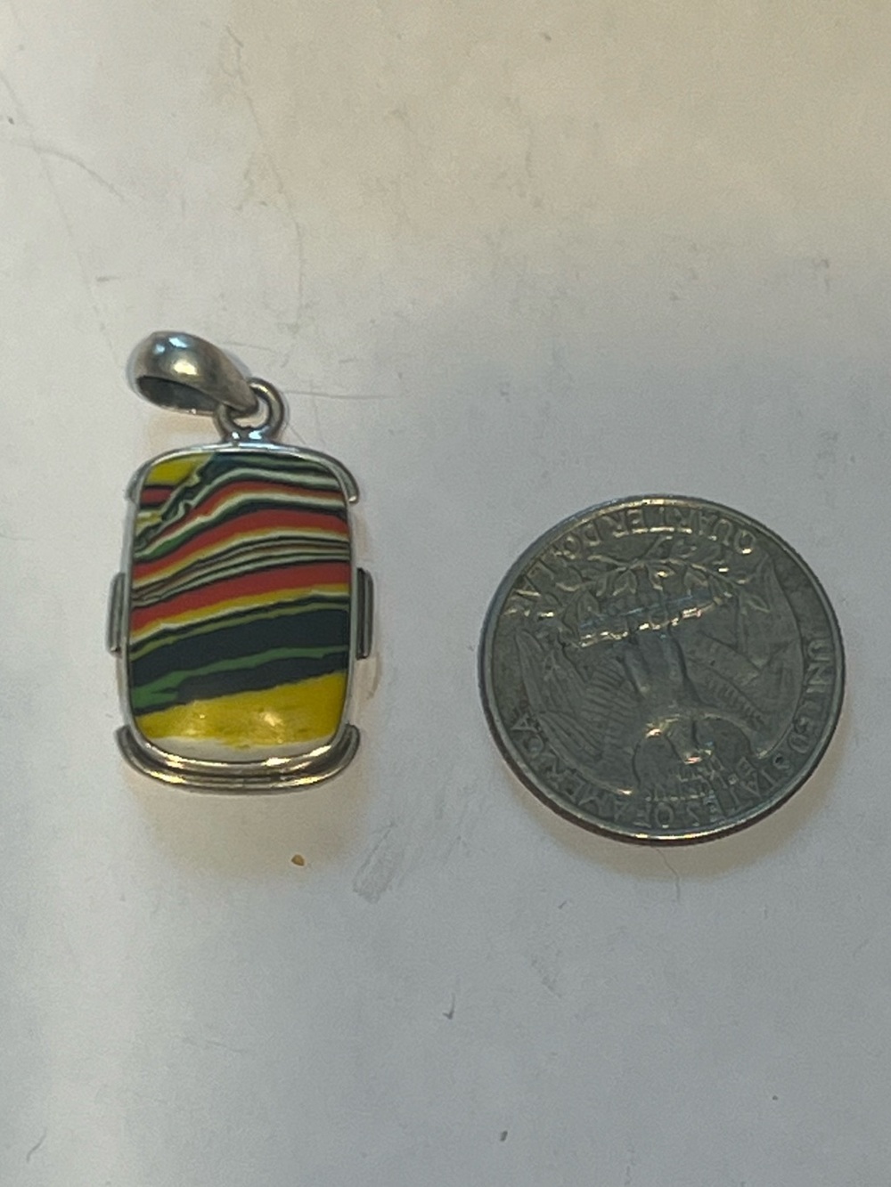 Fordite Pendant